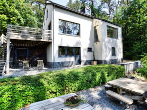 Beautiful modern house with stunning views hot tub and sauna in green surroundings